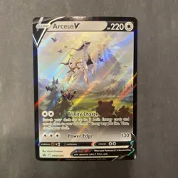 Pokemon Arceus V SWSH204 Black Star Promo NM - Image 1