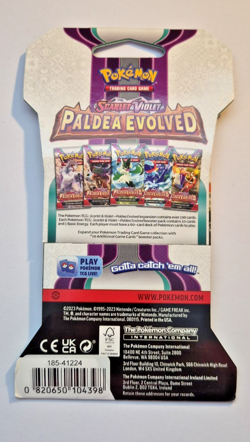 Pokemon Paldea Evolved Sleeved Booster Pack LOT of 13 Sealed Packs 171274 - Image 5