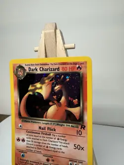 Pokemon TCG Dark Charizard Team Rocket Holo Rare 80 HP 4/82 Unlimited 2000 - Image 2