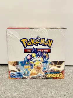 Pokemon TCG Scarlet & Violet Surging Sparks Booster Box 36 Packs - NEW & SEALED - Image 1