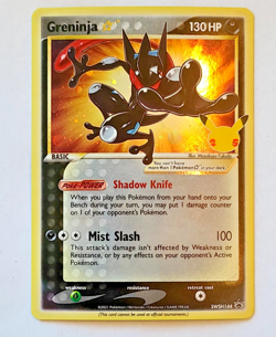 Pokemon TCG: Greninja (Gold Star) SWSH144 Celebrations Promo Near Mint (NM) - Image 1