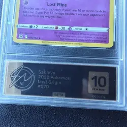 Sableye 2022 Pokemon Swsh11 Lost Origin 070/196 Holo Rare Gem Mint 10 - Image 2