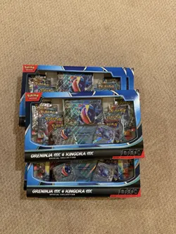 Pokemon TCG: Greninja ex and Kingdra ex Special Collection Box (x5) - Image 1