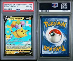 Pokemon TCG PSA 10 Flying Pikachu V Celebrations 006/025 - Image 5