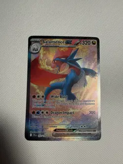 Pokemon Salamence ex 187/159 Journey Together Illustration Rare Holo 320 HP - Image 1