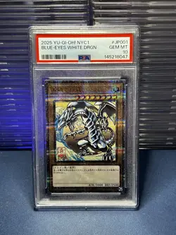 Yu-Gi-Oh! PSA 10 Blue-Eyes White Dragon Ukiyo-e 25th Secret NYC1-JP001 Japanese - Image 1