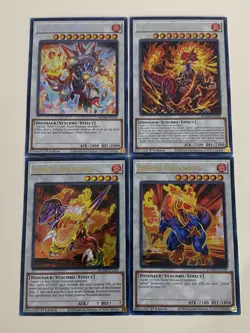 Yugioh - Jurrac Astero Meteor Giganoto Velphito - 1st Edition NM - Free Holo - B - Image 1