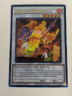 Yugioh - Jurrac Astero Meteor Giganoto Velphito - 1st Edition NM - Free Holo - B - Image 4
