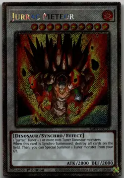 Jurrac Meteor (Platinum Secret Rare) Platinum Secret Rare Quarter Century Stampe - Image 1