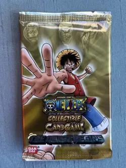 One Piece CCG Booster Pack (2005 Bandai) “ The Quest Begins” Factory Sealed - Image 1