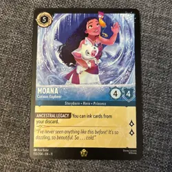 Moana - Curious Explorer 155/204 Winterspell Legendary Disney Lorcana TCG NM - Image 1