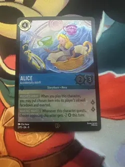 Alice - Accidentally Adrift - Fabled Promo Foil - Disney Lorcana 2/P3 EN 9 - Image 2