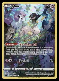 Pokemon Cards Mew GG10/GG70 Crown Zenith Galarian Gallery Holo - Image 1