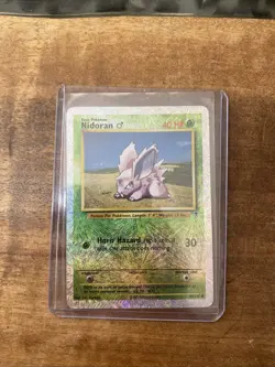 Pokemon Card Nidoran Male Legendary Collection Reverse Holo 83/110 Played - Image 1