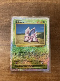 Pokemon Card Nidoran Male Legendary Collection Reverse Holo 83/110 Played - Image 2