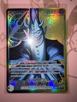 Bandai One Piece CCG Gecko Moria Leader Foil Card OP14-080 NM - Image 1