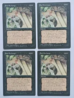 4x Mtg ☠☠ Soul Exchange ☠☠ Fallen Empires 🌟 NM/LP 🌟 Magic The Gathering - Image 1
