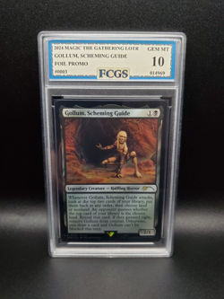 Gollum, Scheming Guide [Foil] #292 Magic LOTR - Graded 10 [FCGS] GEM-MT - Image 1