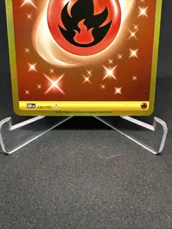 Fire Energy 230/197 SV03: Obsidian Flames Gold Hyper Secret Rare Pokemon NM Card - Image 4