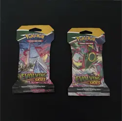 Pokemon Sword & Shield—Evolving Skies Booster Packs 2x (Sealed ) - Image 1