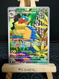Archeops 132/086 - Pokemon TCG White Flare Card - Illustration RARE - EN/NM - Image 1