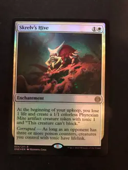 1x Skrelv's Hive MTG Phyrexia: All Will Be One Rare Foil - Image 1