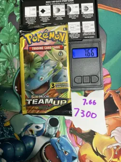 Pokemon TCG Sun & Moon Team Up Mini Booster Pack Venusaur & Celibi Sealed 7.66G - Image 1