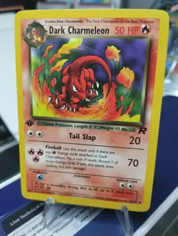 Pokemon TCG Dark Charmeleon Team Rocket 32/82 1st Edition LP - Image 1