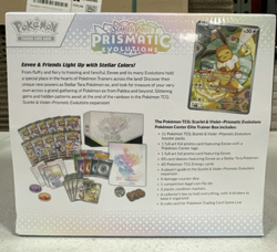 Prismatic Evolutions POKEMON CENTER ETB SEALED (Slight bend/rip) - Image 3
