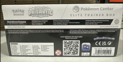 Prismatic Evolutions POKEMON CENTER ETB SEALED (Slight bend/rip) - Image 5
