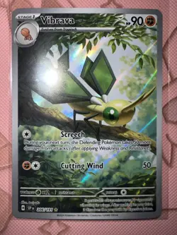 Vibrava 206/191 Illustration Rare Holo Pokemon TCG Surging Sparks NM - Image 1
