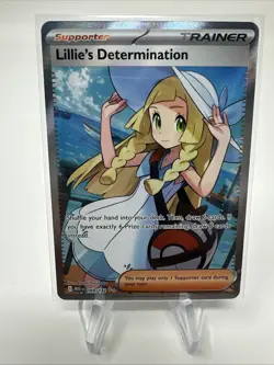 Pokemon TCG - Lillie's Determination 169/132- Mega Evolution - Ultra Rare - NM+ - Image 1
