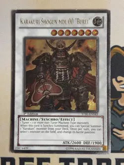 Karakuri Shogun MDL 00 Burei Ultimate Rare 1st Edition STBL-EN043 YuGiOh! EURO - Image 3