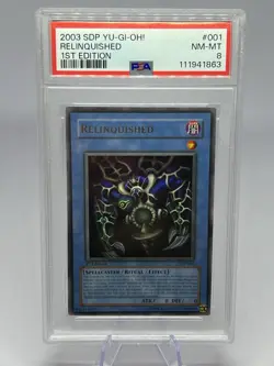 PSA 8 Relinquished SDP-001 Starter Deck Pegasus Yu-Gi-Oh! - Image 1