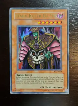 Yugioh Dark Ruler Ha Des DB2-EN124 Ultra Rare Unlimited LP Lightly Played - Image 1