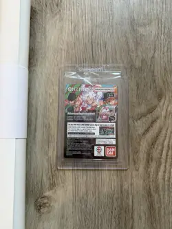 One Piece Monkey.D.Luffy College Basketball US Voyage Collectable Card + Poster - Image 3