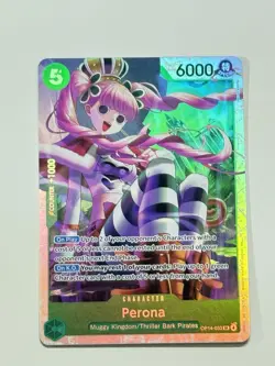 OP14-033 Perona SR One Piece OP14 The Azure Sea's Seven Foil English NM #A4 - Image 3