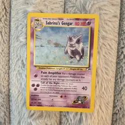 Pokemon Sabrina's Gengar Gym Challenge 14/132 Holo Rare 80 HP Card - Image 1