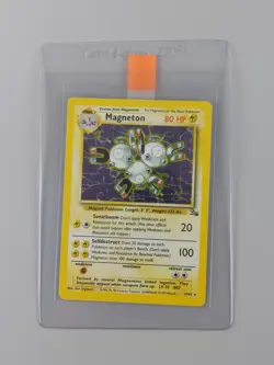 Magneton #11/62 Fossil Holo Foil Pokemon Card HP+/P *Ships In Card Saver* - Image 1
