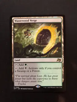 Magic MTG Wastewood Verge DFT 0268 Regular Rare - Image 1