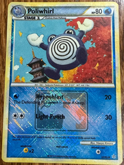 Poliwhirl 27/95 Call of Legends Reverse Holo Pokemon Card LP - Image 1