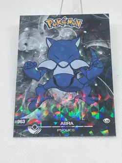 Abra #63 - Cracked Ice Holo - Crystal Dark Black 2025 - Pokemon Card - Image 3