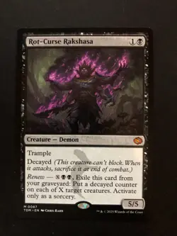 Rot-Curse Rakshasa [Tarkir: Dragonstorm] MTG - Image 1