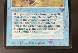 Invoke "Prejudice" Magic the Gathering Legends Banned Card #2 - Image 4