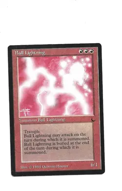 Ball Lightning the Dark Regular LP MTG Magic the Gathering Card - Image 1