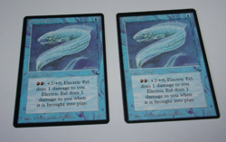 Electric Eel Dark X2 Magic the Gathering card MTG lot - Image 1