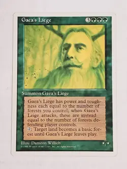 MTG Gaea's Liege (4th Edition/Green/R) - BGM - Image 1