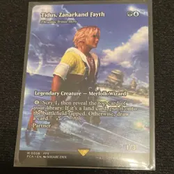 Tidus, Zanarkand Fayth Legendary Creature MTG Universes Beyond Blue Green M0058 - Image 1