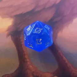 Life Counter ~ EDGE OF ETERNITIES ~Oversized D20 Die SPINDOWN from Bundle - Image 1