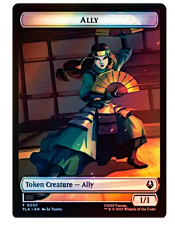 Ally Token (0007) // Clue Token (0018) Foil Avatar MTG - Image 1